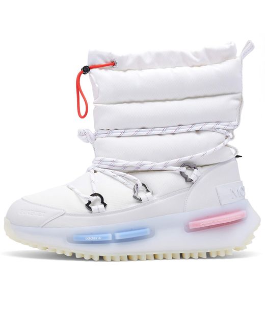 Moncler White X Adidas Originals Nmd Mid Ankle Boot for men