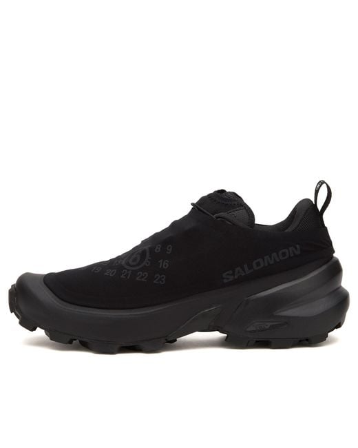 Maison Margiela Black Mm6 X Salomon Sneaker