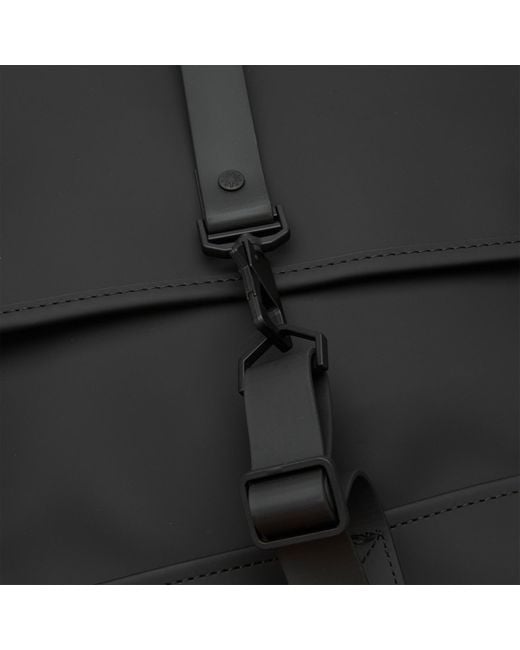 Rains Black Backpack for men
