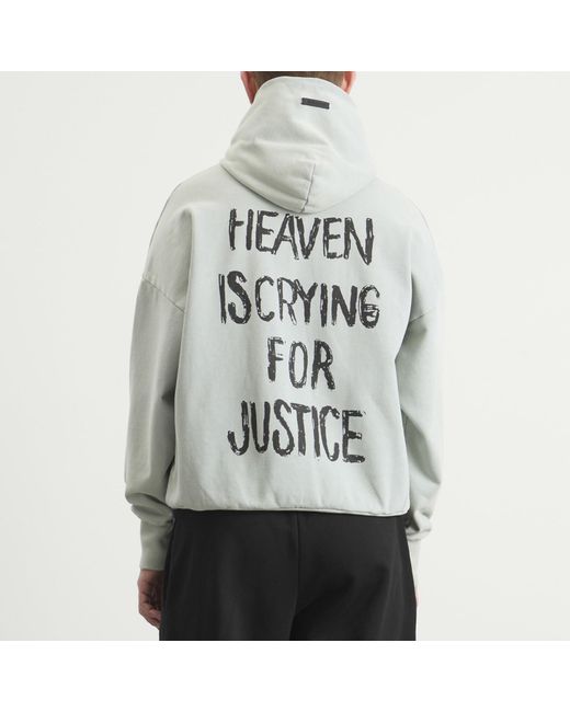 Fear Of God Gray Heaven Hoodie for men