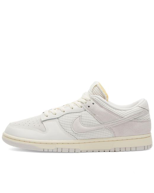 Nike White Dunk Low Sneakers