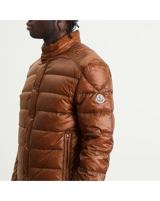 Moncler Brown Selves Nylon Jacket for men