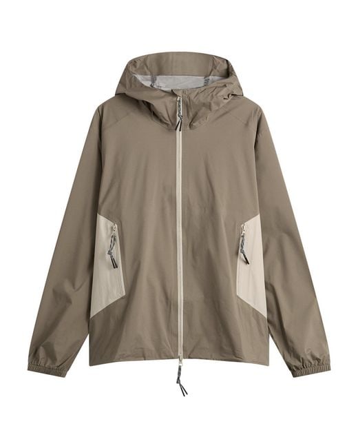 KA_YO_Prototype Green Lightweight Hooded Shell Wind Jacket for men