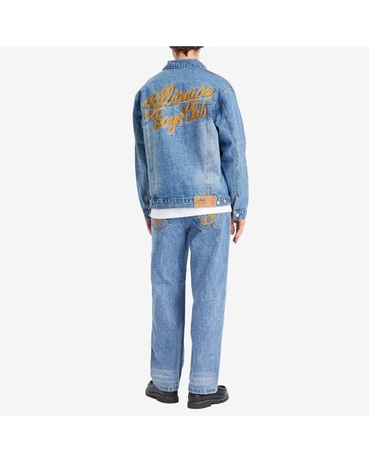 BBCICECREAM Blue Script Logo Denim Jacket for men