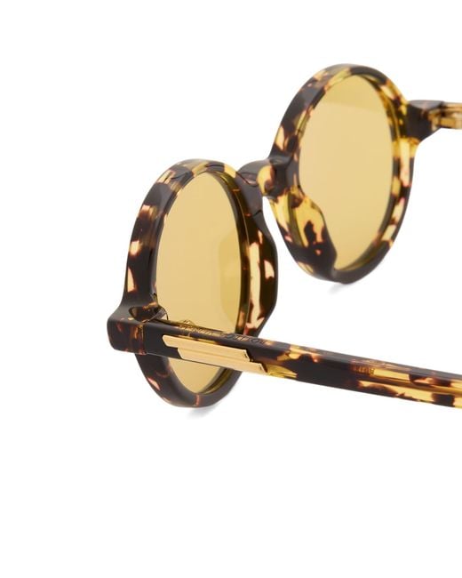Bottega Veneta Metallic Bottega Veneta Bv1430S Slim Ribbon Sunglasses