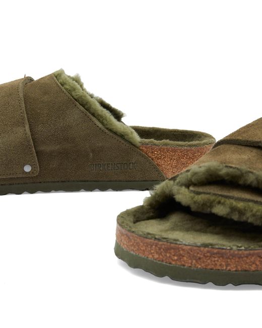 Birkenstock Green Kyoto Shearling