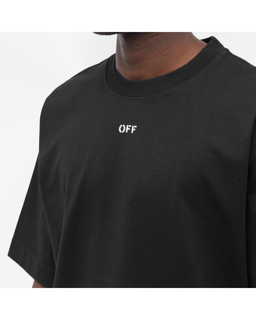 Off-White c/o Virgil Abloh Black Off- Stamp Arrow T-Shirt for men