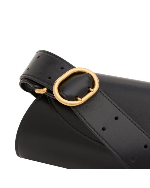 Jil Sander Black Cannolo Bag