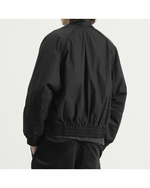 Willy Chavarria Black Ruff Rider Track Jacket for men