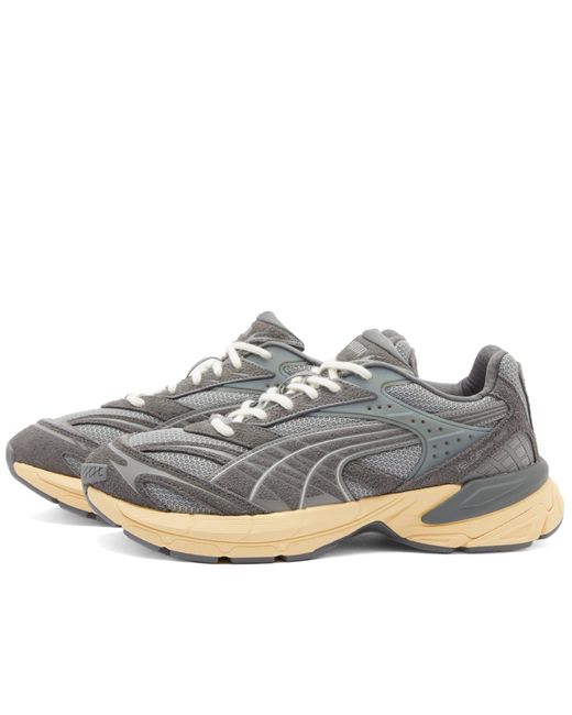 PUMA Gray Velophasis Sd Sneakers