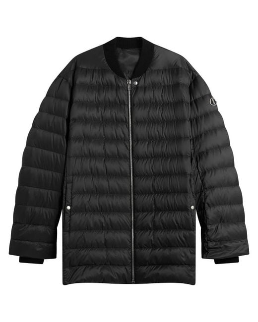 Rick Owens Black X Moncler Flight Parka Jacket