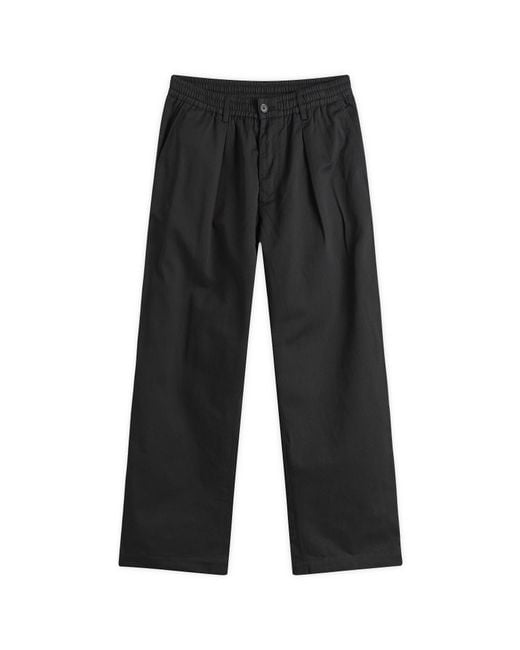 Universal Works Gray Twill Pleated Track Pant for men