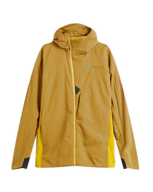 Klattermusen Yellow Gondul Hooded Jacket for men