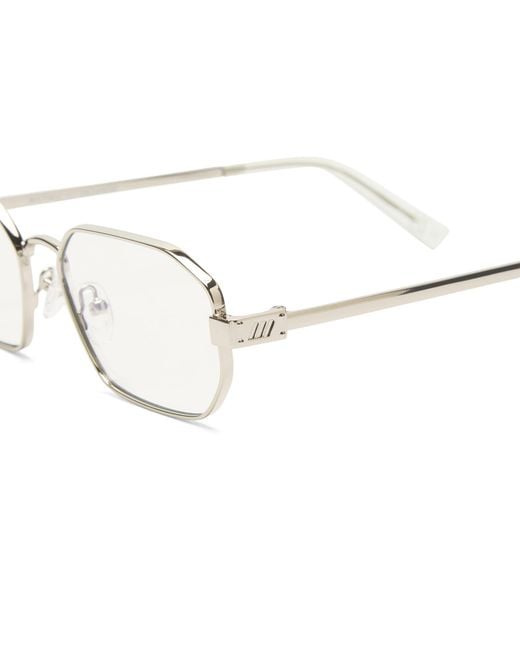 Le Specs White Mythic Light Optical Glasses