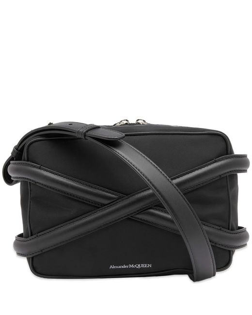 Alexander McQueen Harness Camera Bag in Black for Men Lyst