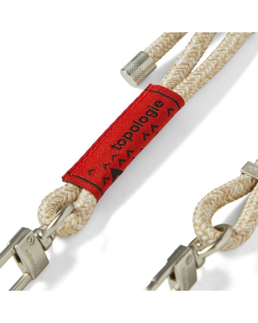 Topologie White 6.0Mm Rope Strap