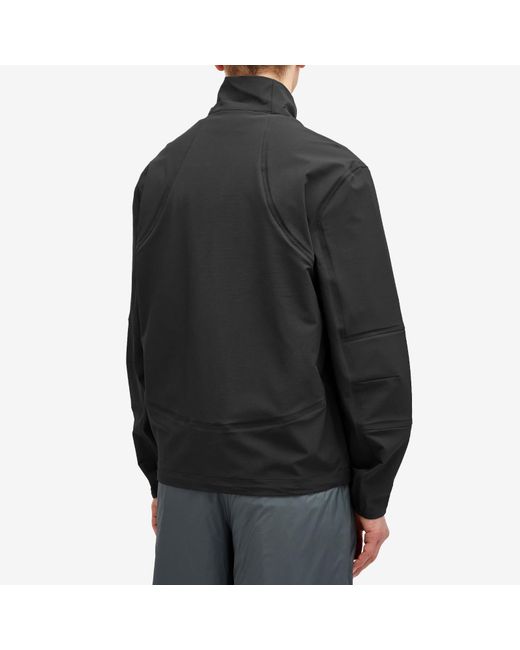 Purple Mountain Observatory Black Advanced Softshell Jacket for men