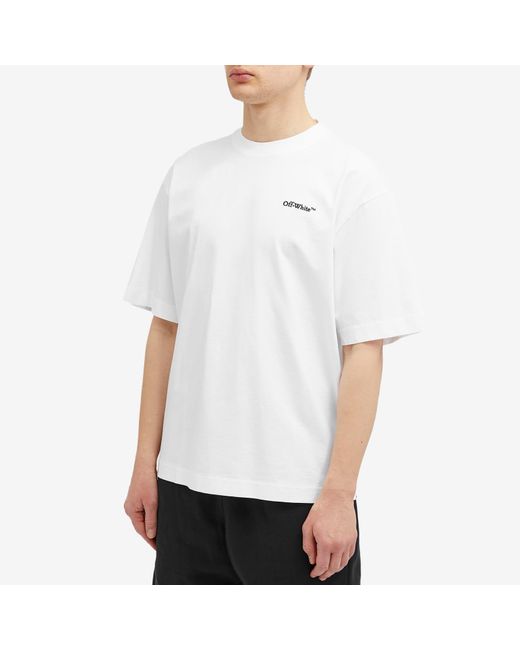 Off-White c/o Virgil Abloh White Off- Arrow Skate T-Shirt for men