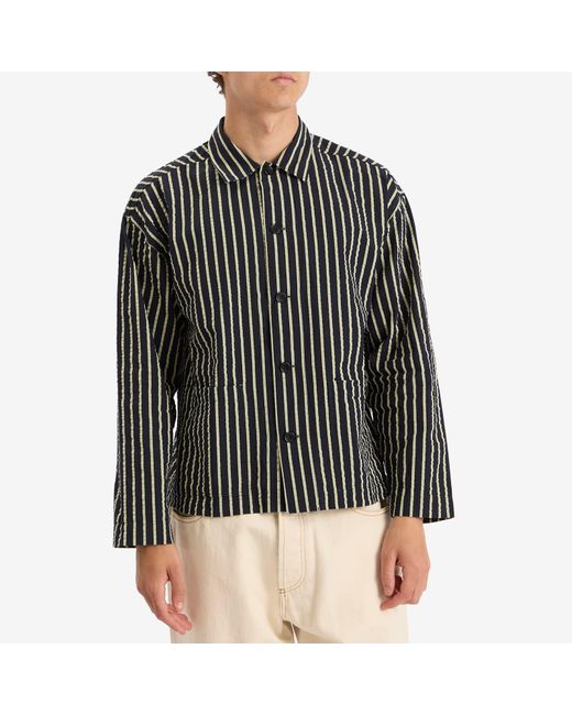 YMC Black Pj Stripe Jacket for men