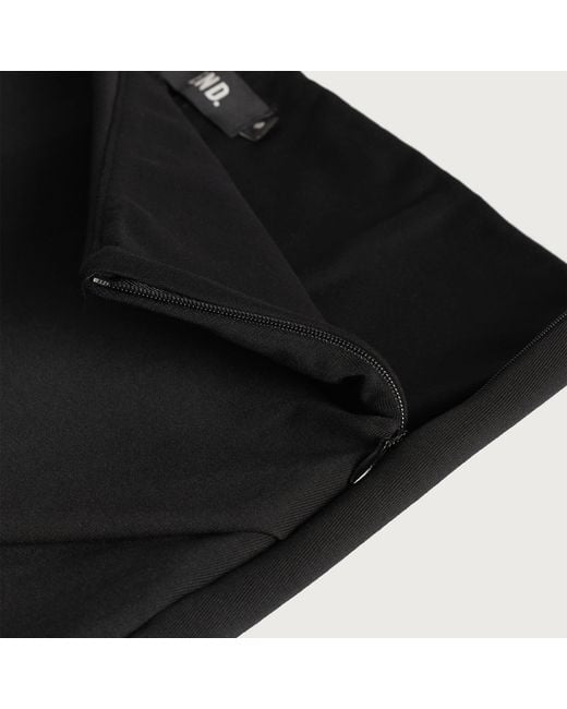 END. Black Compact Skort