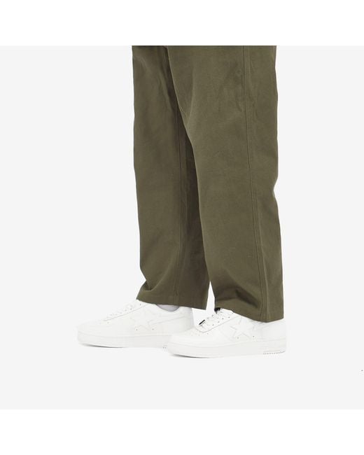 A Bathing Ape White Croc Printed Bape Sta Sneaker for men