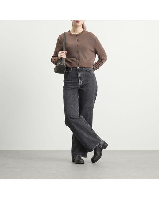 Our Legacy Brown Micro Cardigan