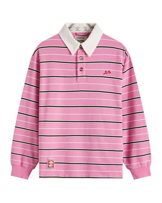 Damson Madder Pink Remie Rugby Shirt