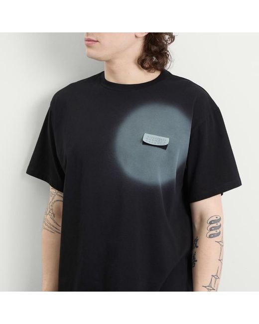Maison Margiela Black Mm6 Spray Graphic T-Shirt for men