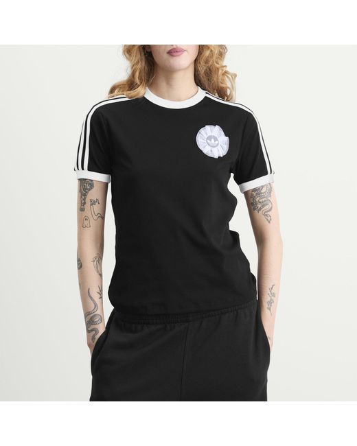 Adidas Black Tulle Branding T-Shirt