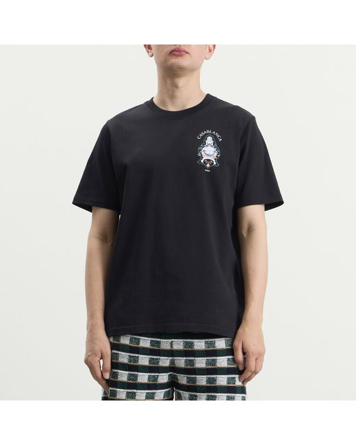 Casablanca Black Hotel T-Shirt for men