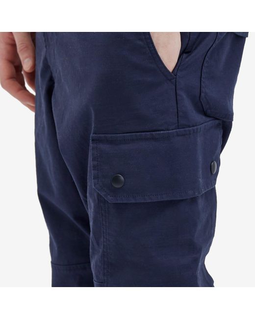 Beams Plus Blue 6 Pocket Gym Pants for men