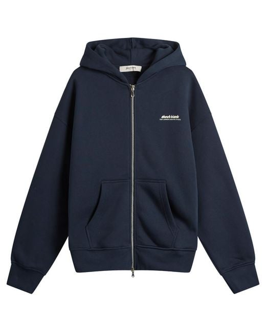 About Blank Blue Presented By End. Zev Zip Hoodie for men