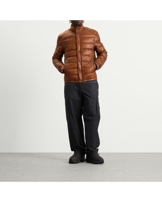 Moncler Brown Selves Nylon Jacket for men