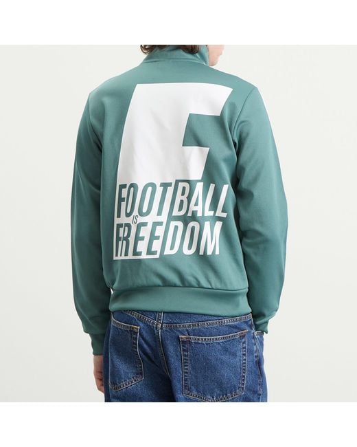 Adidas Blue Bob Marley Track Top for men