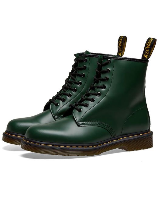 dr martens green smooth