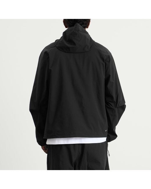 Nike Black Tech Woven Track Top for men