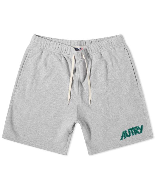 Autry Gray Logo Sweat Short for men
