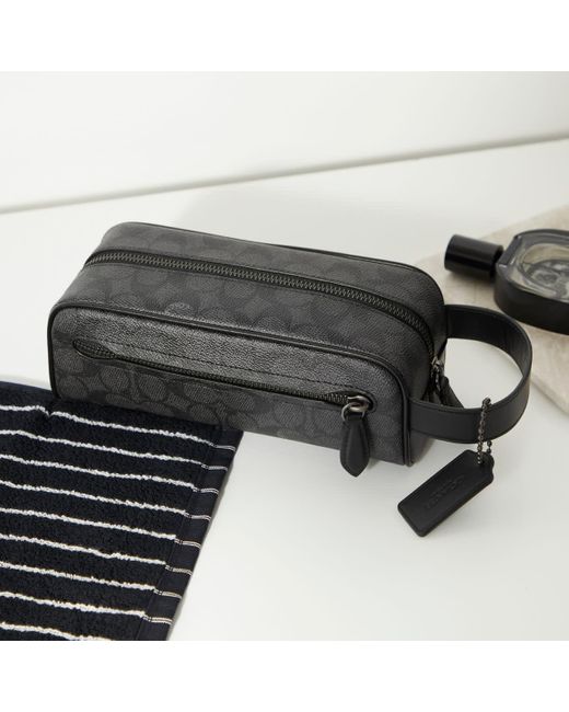 COACH Black Travel Bag for men