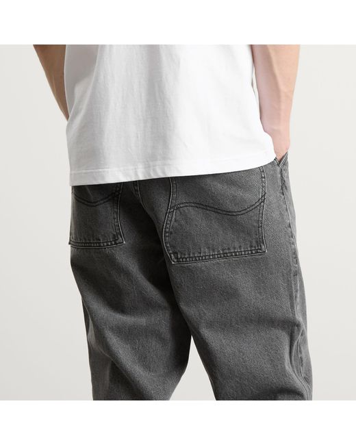 Dime Gray Classic Relaxed Denim Pants for men