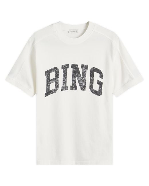 Anine Bing White Jaylin T-Shirt