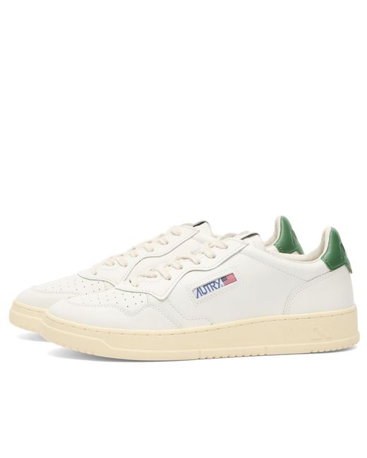 Autry White 01 Low Leather Sneakers for men