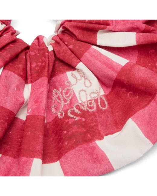 STORY mfg. Red Scrunchie