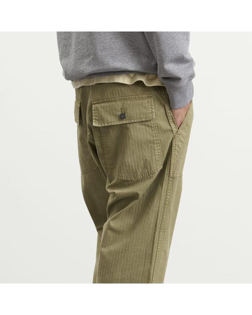 RRL Green Army Utility Pant for men