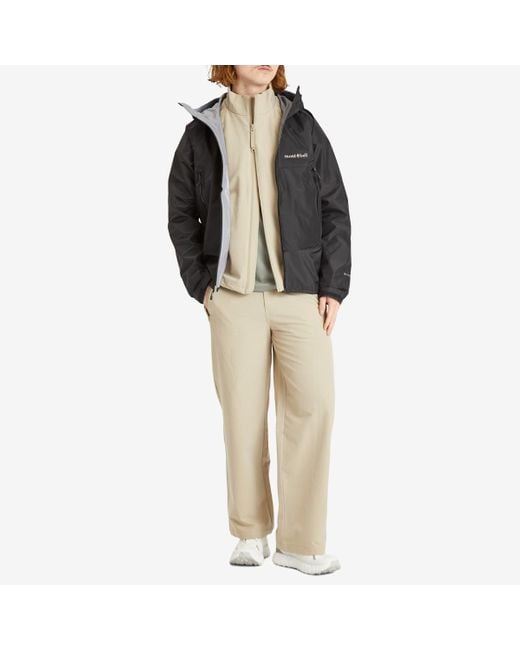 Montbell Black Rain Dancer Jacket for men