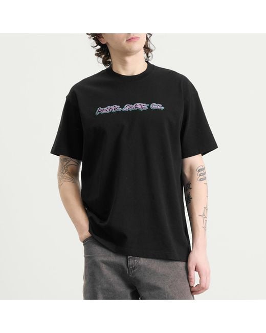 POLAR SKATE Black Lovely Day T-Shirt for men