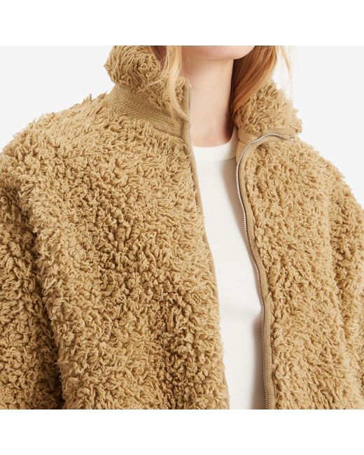 Jil Sander Brown Zip Up Jacket