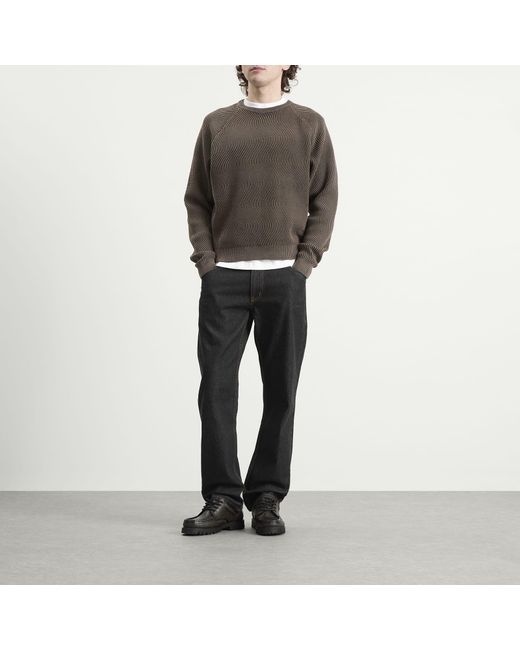Dime Gray Straight Denim Pants for men