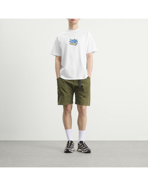 Gramicci White Blueberry T-Shirt for men