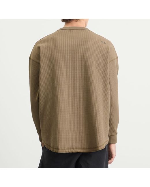 Oakley Brown Fgl Union Longsleeve Wide T-Shirt 5.7 for men