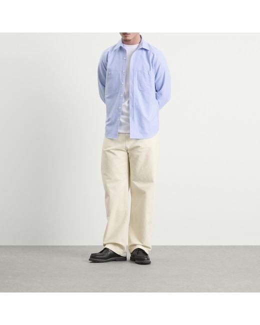 Randy's Garments Blue Randy's Garments Inc. 3 Pocket Work Shirt for men